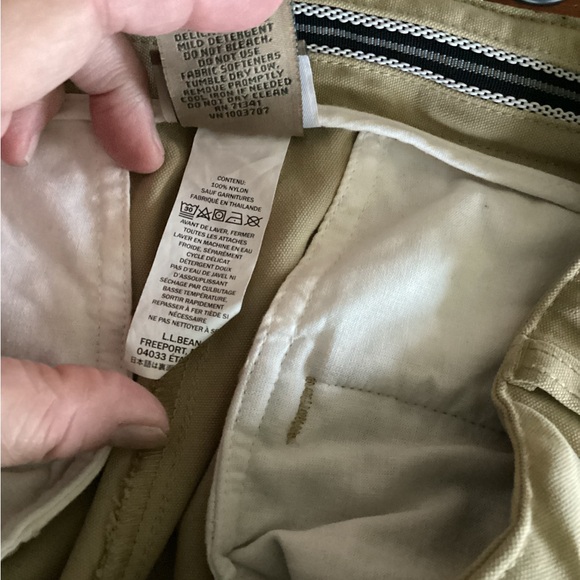 🫎  L.L. Bean Briar Proof Pants HEAVY DUTY CANVAS Sz 42 - Picture 6 of 16